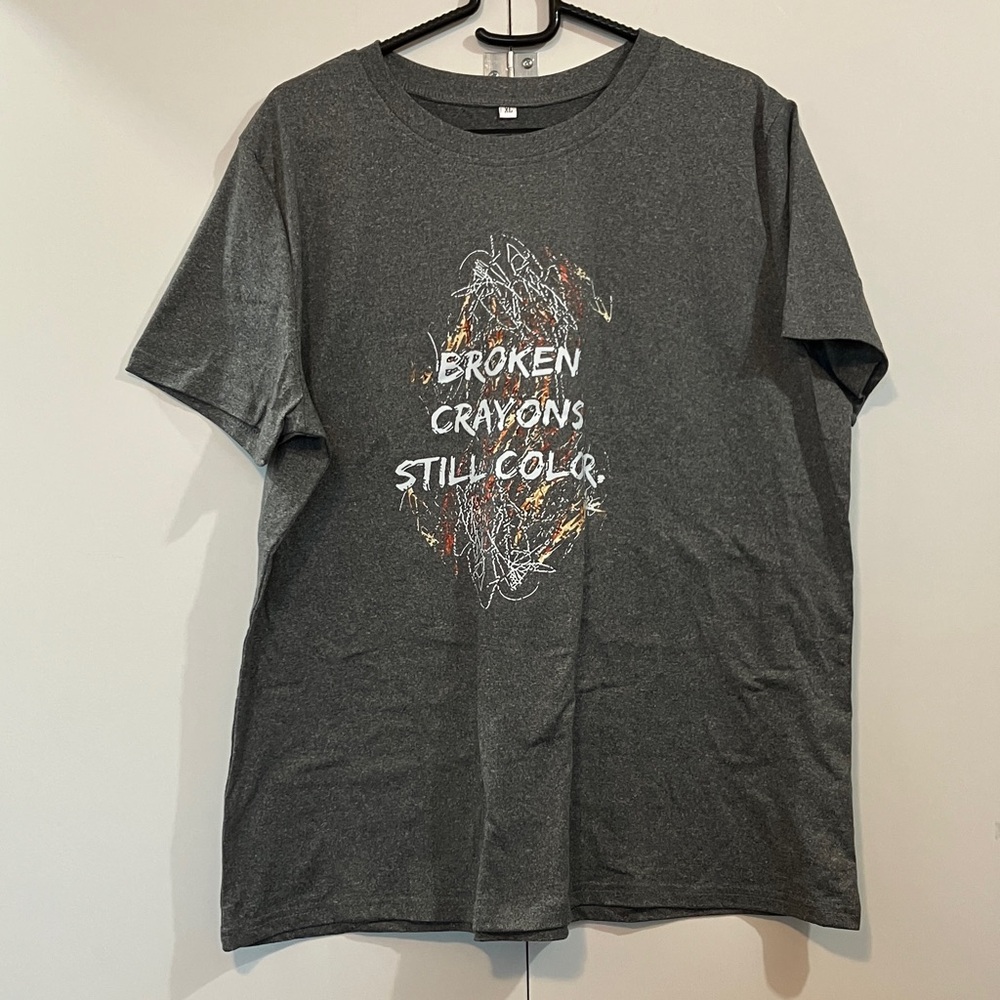 NWOT Gray Graphic T-Shirt